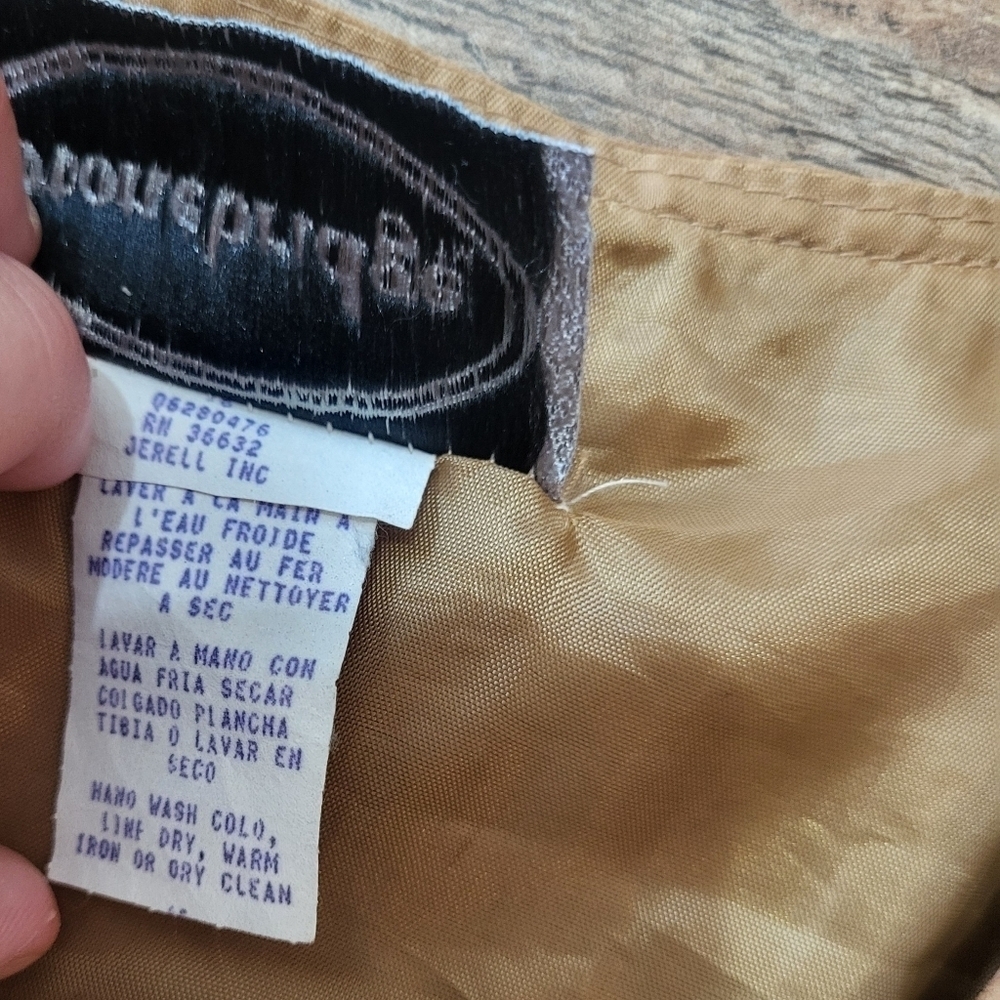 Vintage Women's Stonebridge Brown Faux Suede Buttondown Vest Size 16 - Picture 4 of 8